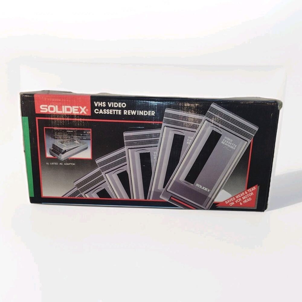 Solidex VHS Video Cassette Reminder Open Box Like New